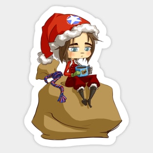 Santa Buck Sticker